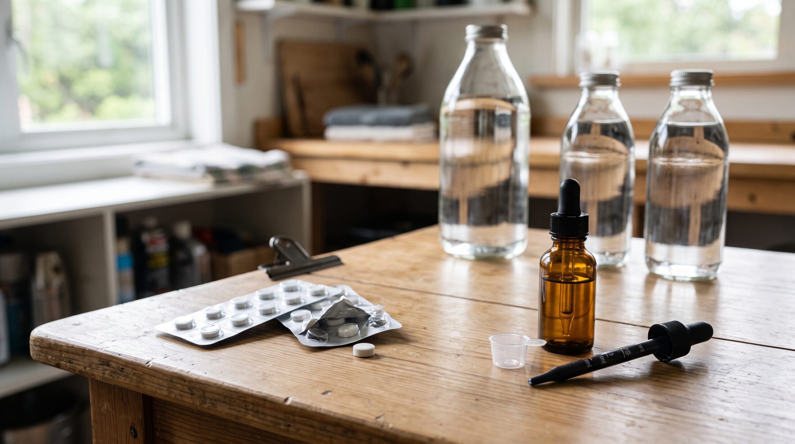 Purification Tablets vs. Pool Shock