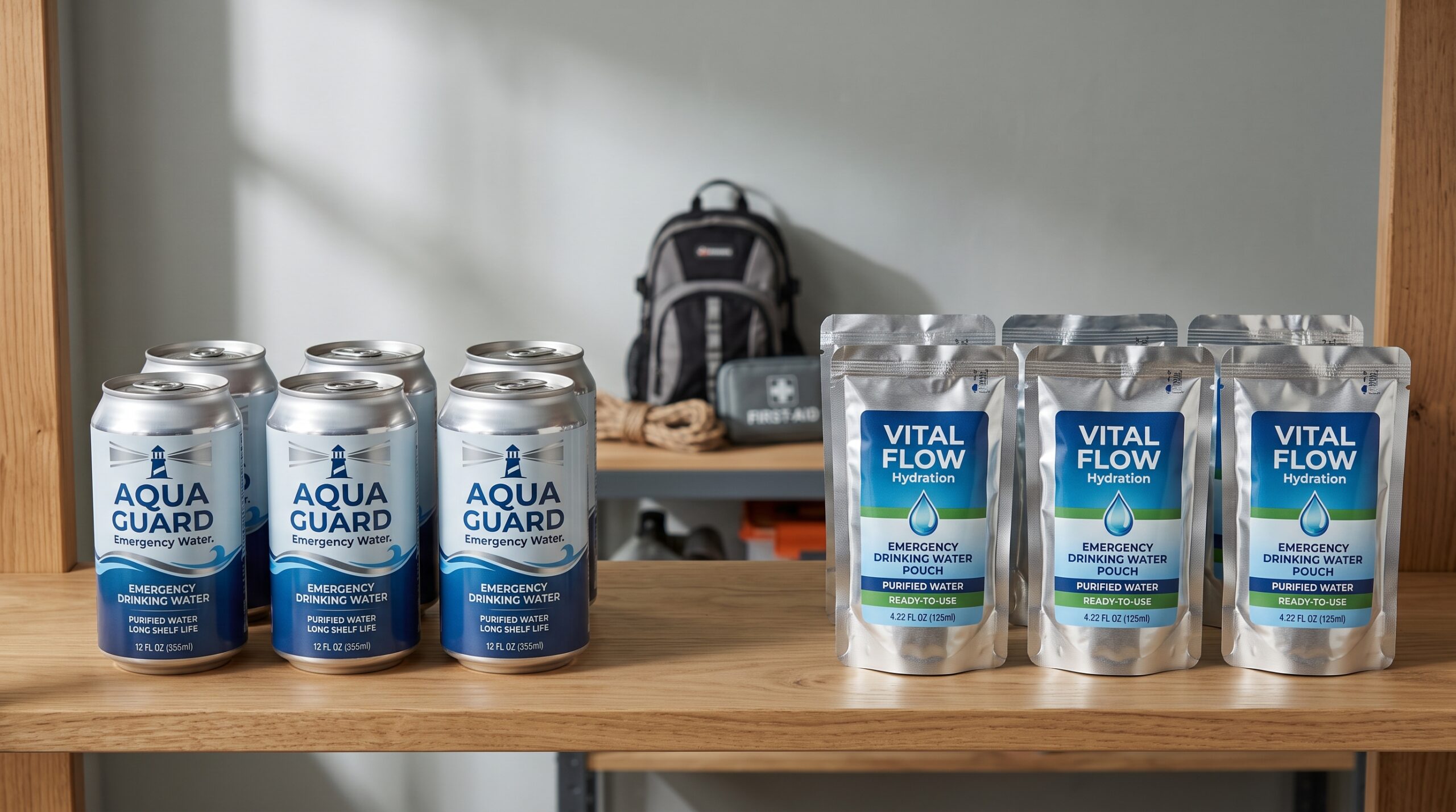Canned Water vs. Emergency Pouches