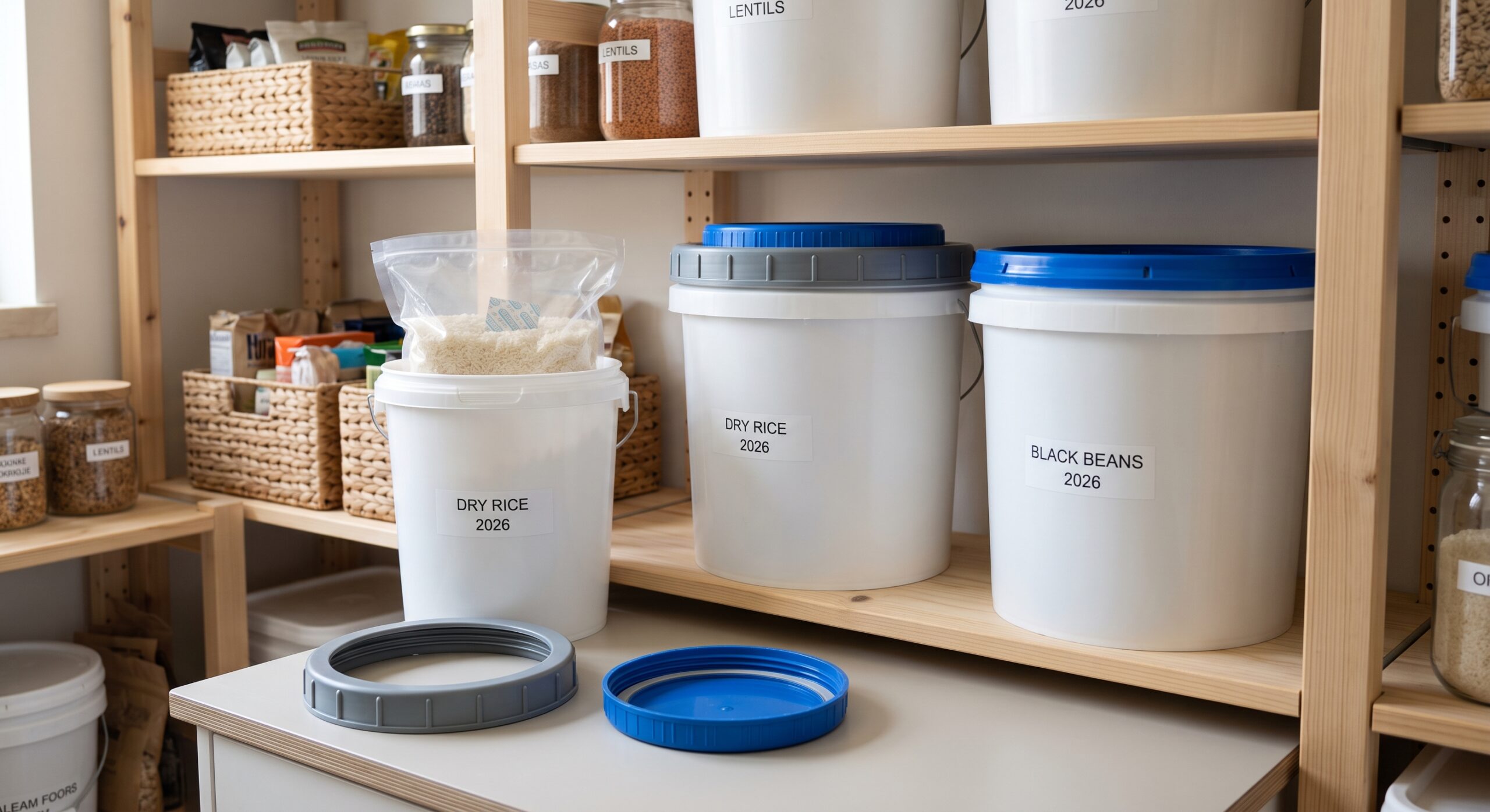 Food Grade Buckets & Gamma Seal Lids