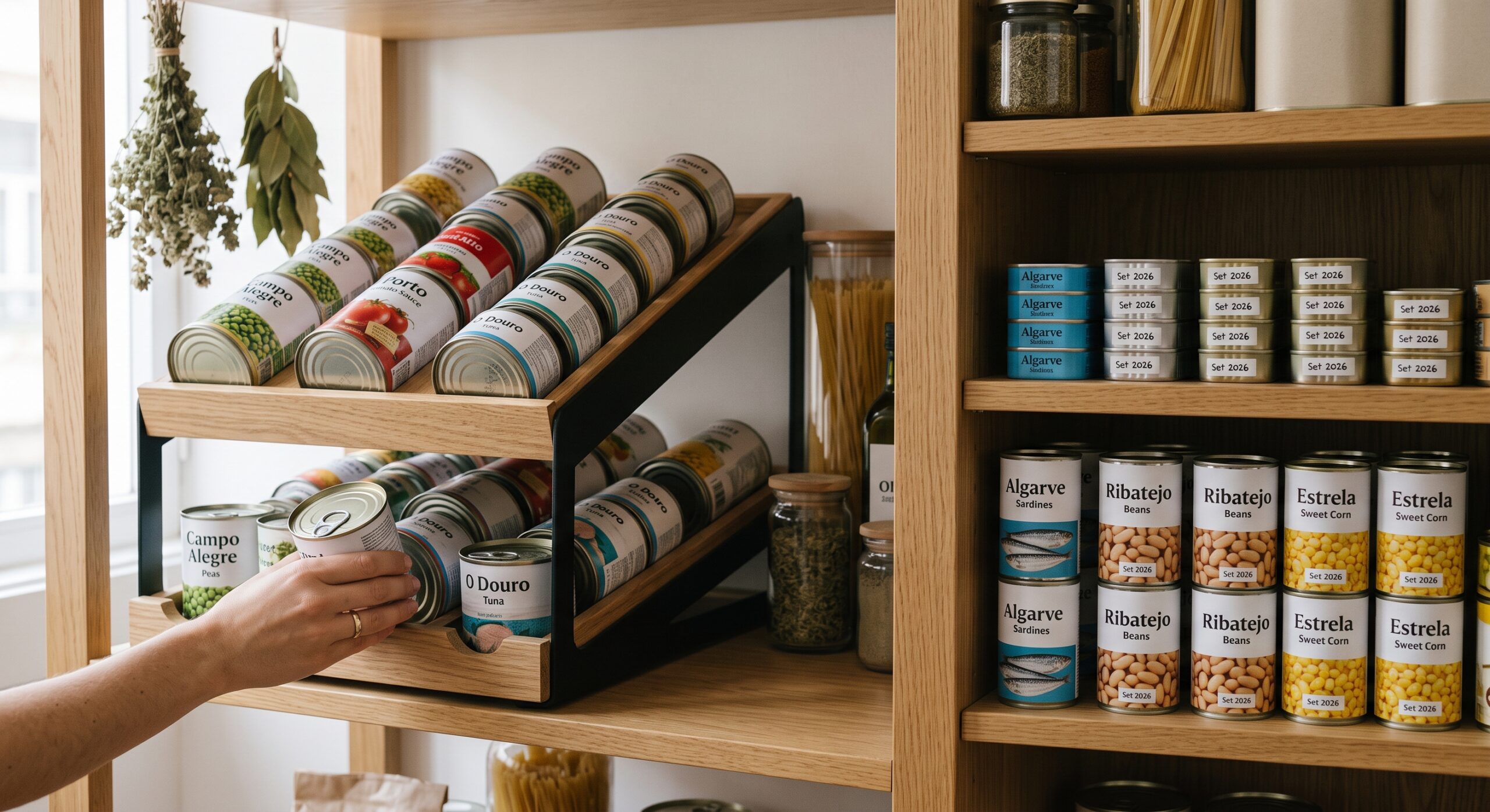 FIFO Can Racks vs. Shelving