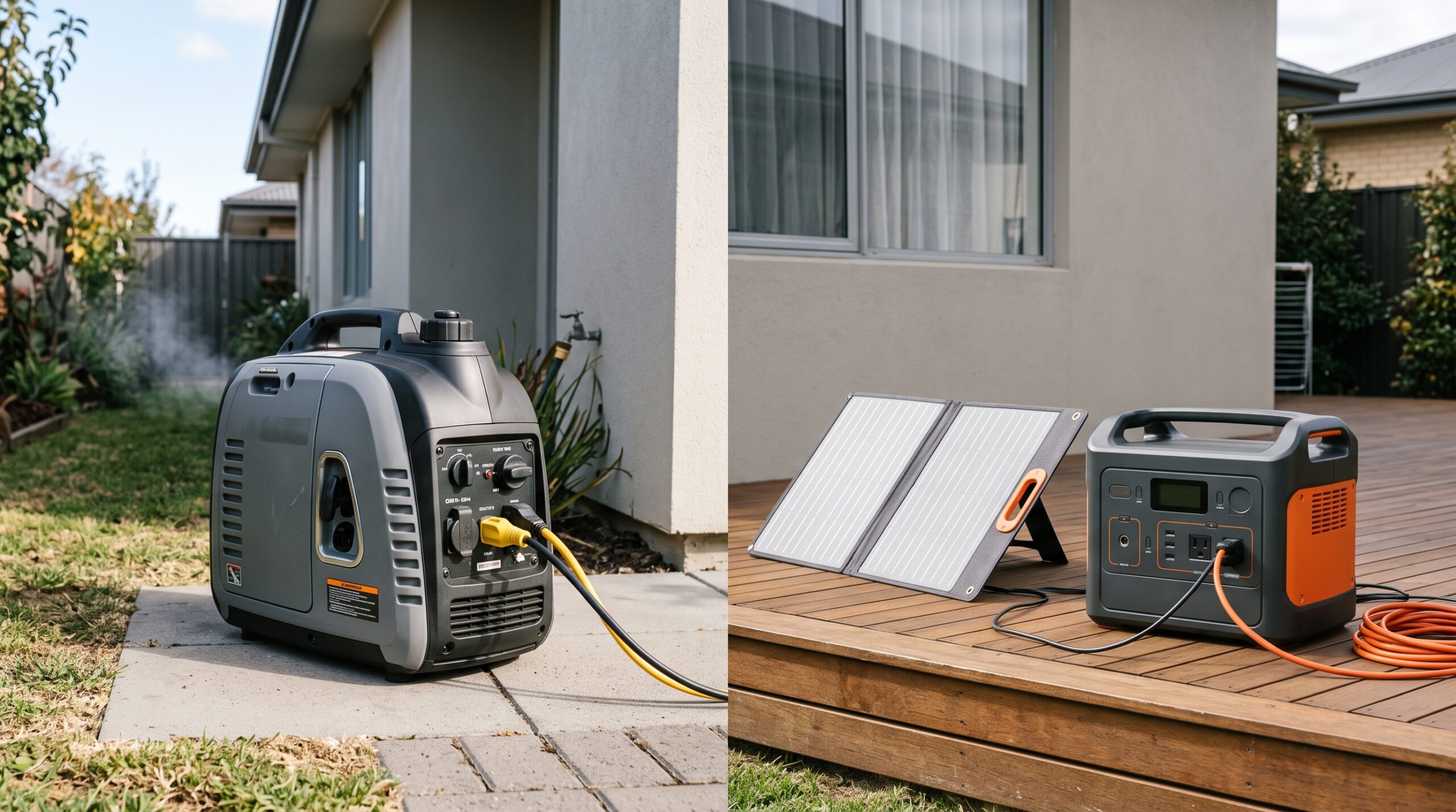 Gas vs. Solar Generators