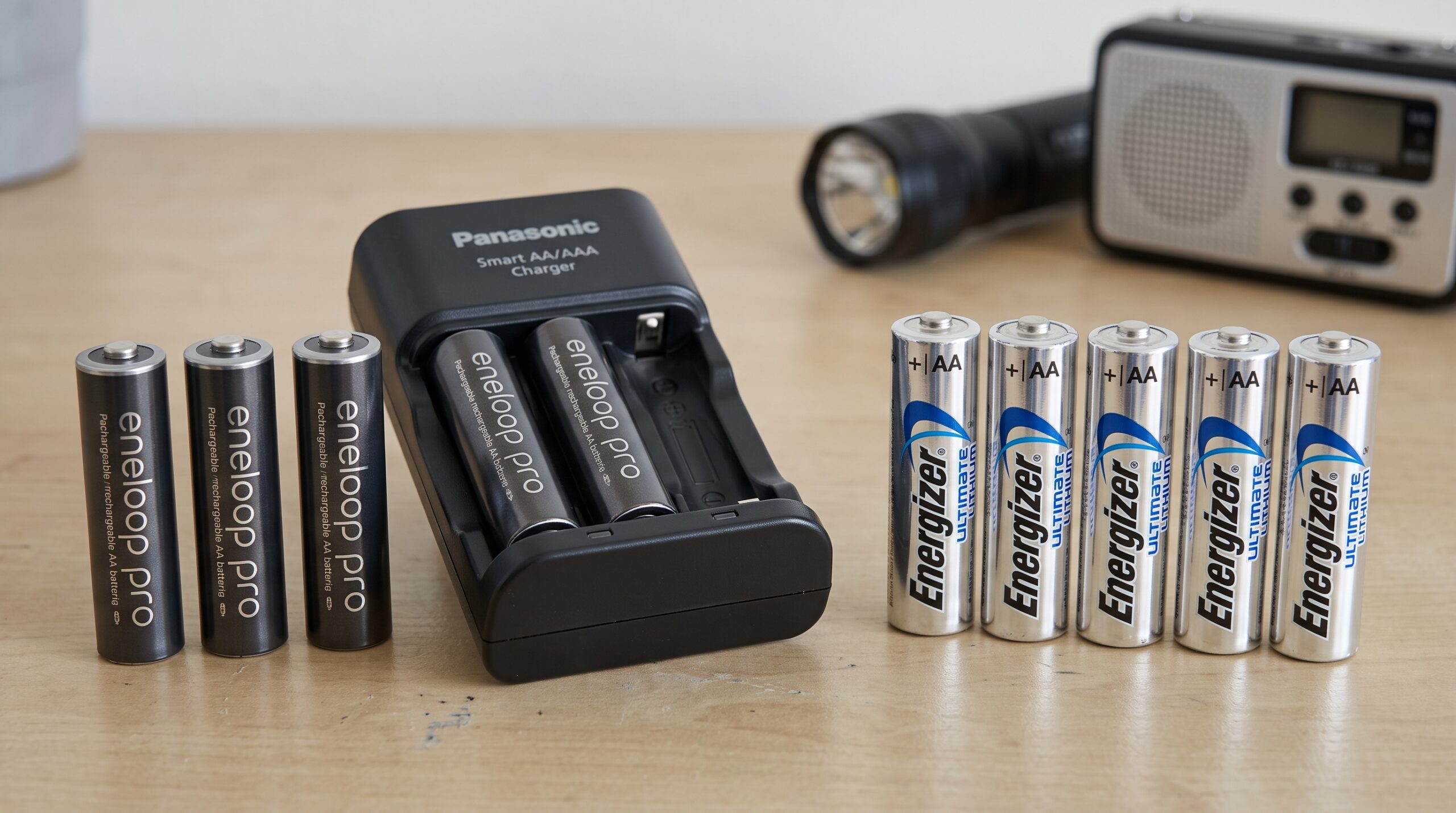 Eneloop Pro vs. Energizer Lithium