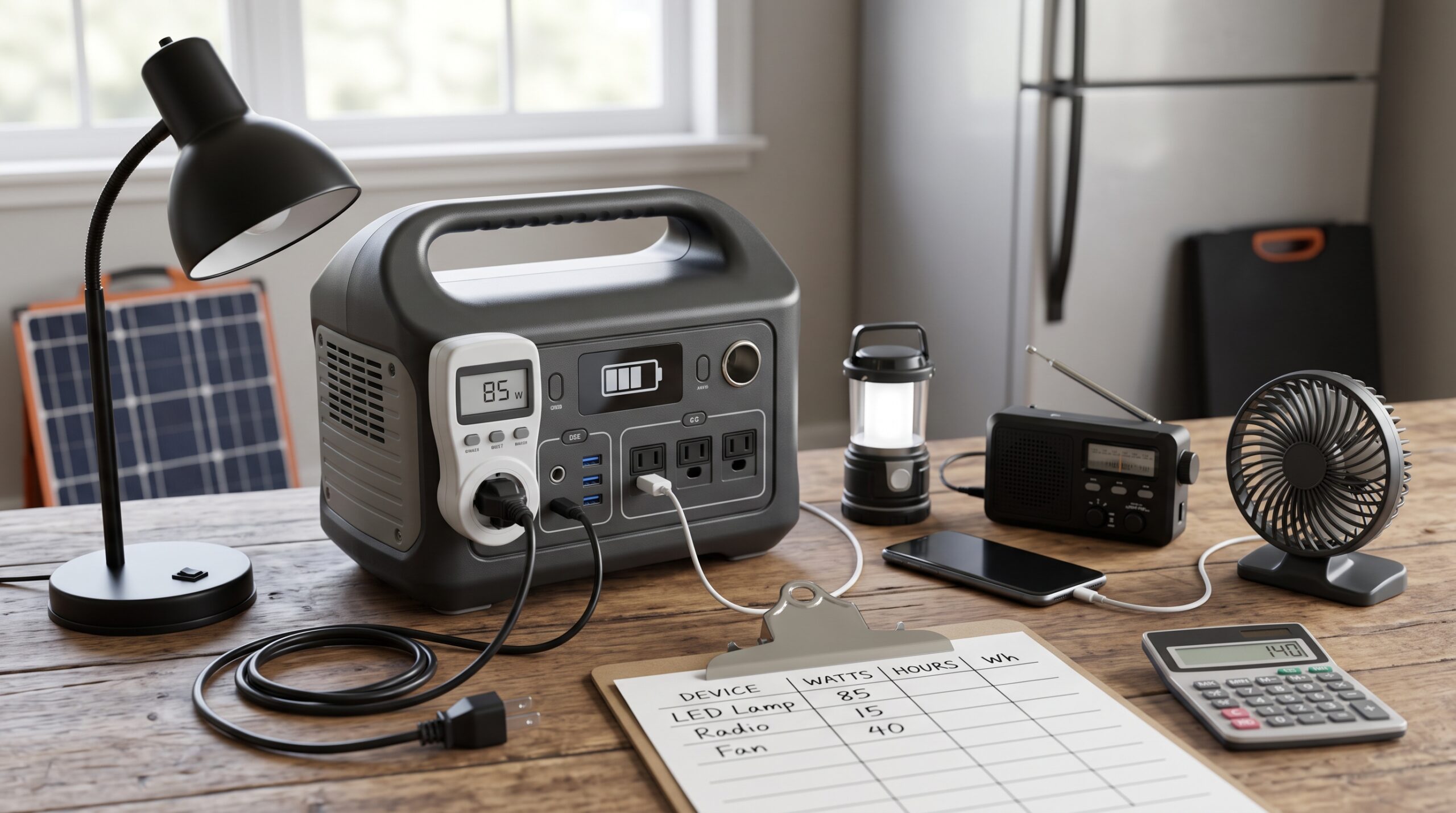 Calculator: How many watts do you need for emergency power?