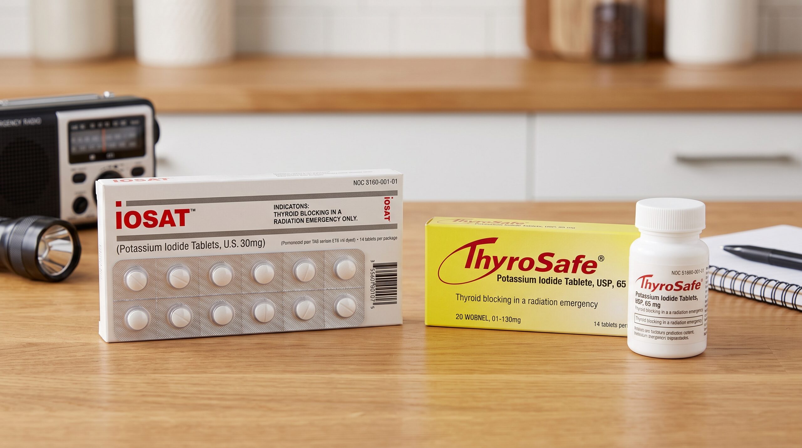 Potassium Iodide Pills: IOSAT vs. ThyroSafe