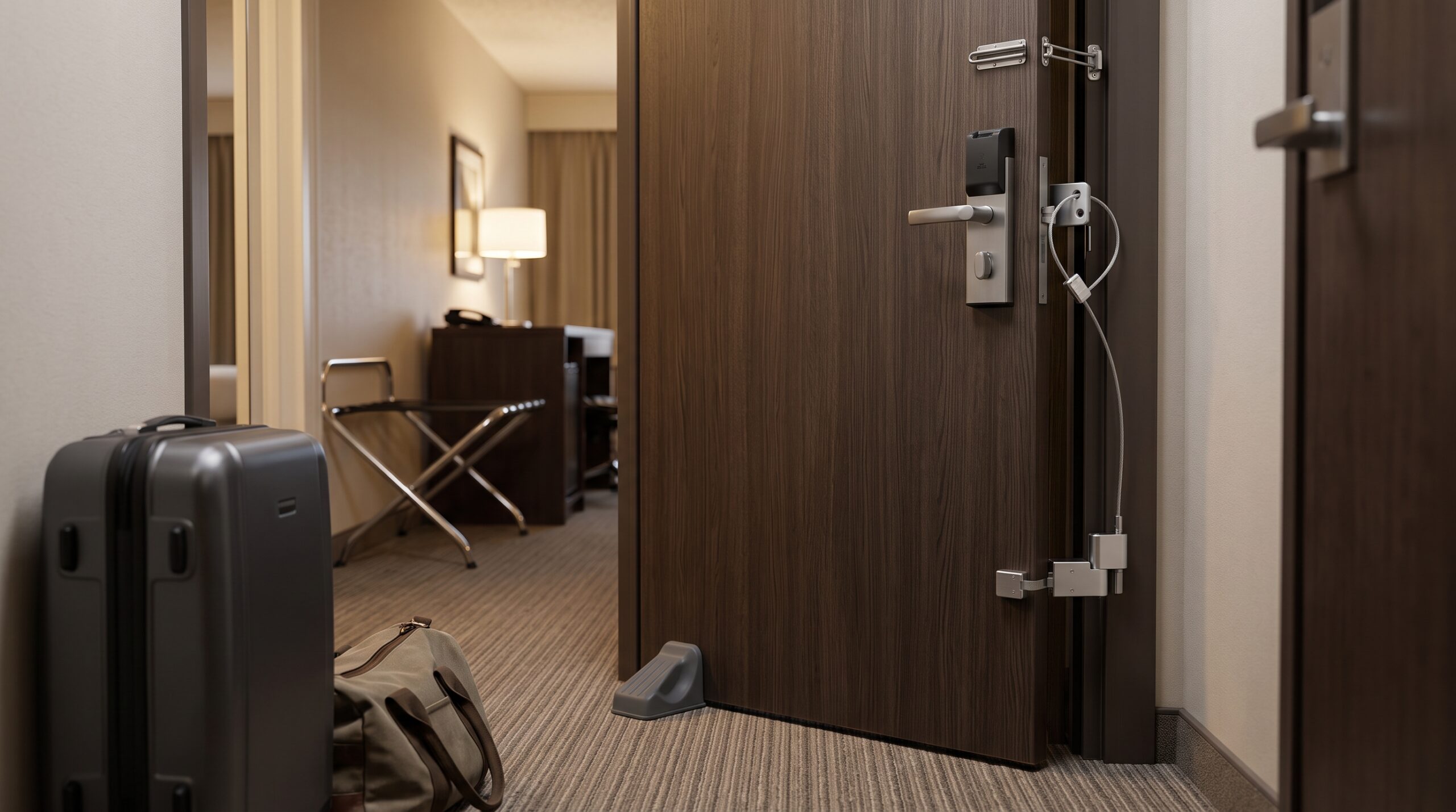 Travel Security (Door Stops & Portable Locks)
